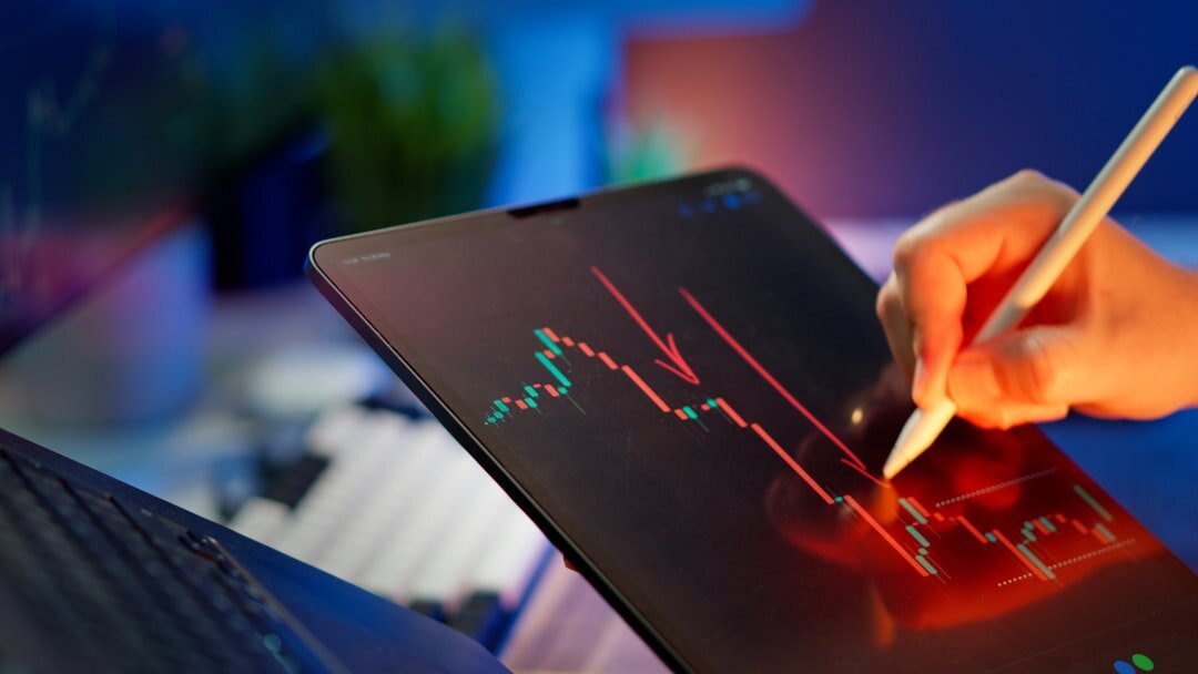 businessman analyzing charts